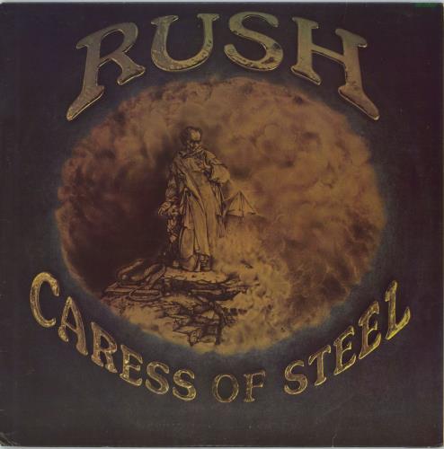 Rush Caress Of Steel vinyl LP album (LP record) US RUSLPCA770504
