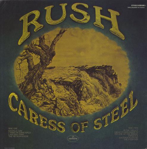Rush Caress Of Steel vinyl LP album (LP record) Dutch RUSLPCA810501