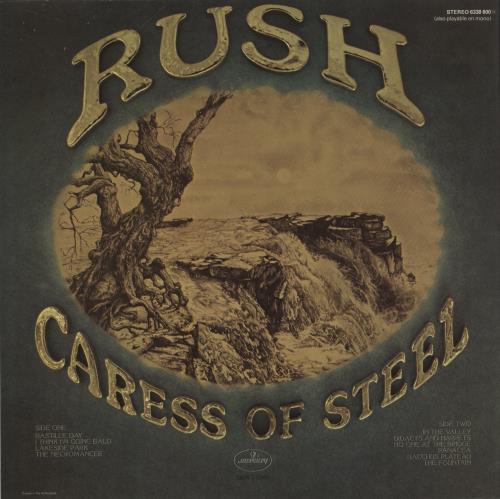 Rush Caress Of Steel vinyl LP album (LP record) Dutch RUSLPCA887715