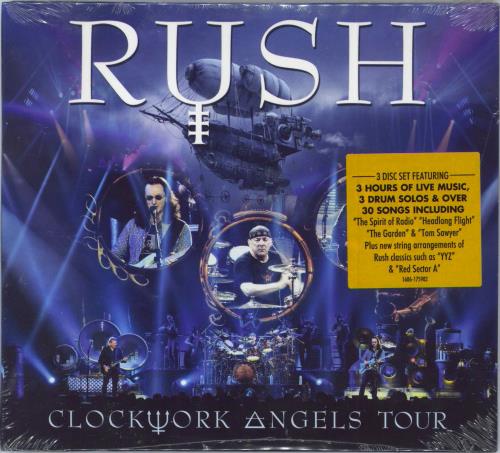 Rush Clockwork Angels Tour - Sealed 3-CD album set (Triple CD) UK RUS3CCL797669