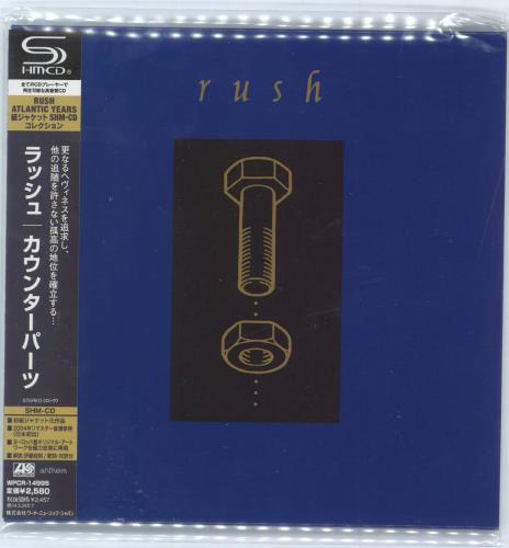 Rush Counterparts + Obi SHM CD Japanese RUSHMCO797742