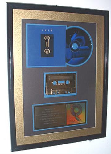 Rush Counterparts award disc US RUSAWCO309007