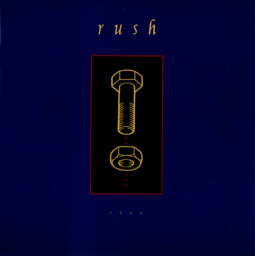 Rush Counterparts tour programme US RUSTRCO521324