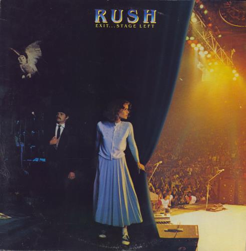 Rush Exit... Stage Left - Hauppage Pressing 2-LP vinyl record set (Double LP Album) US RUS2LEX799059