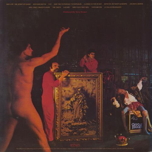 Rush Exit... Stage Left 2-LP vinyl record set (Double LP Album) Canadian RUS2LEX799061