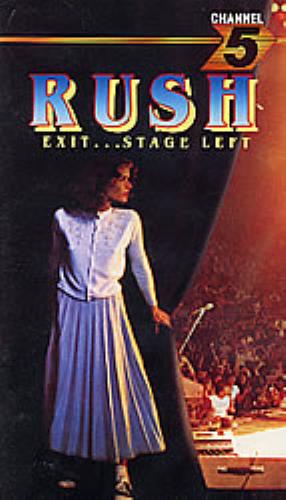 Rush Exit...Stage Left video (VHS or PAL or NTSC) UK RUSVIEX179146
