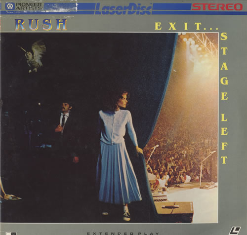 Rush Exit...Stage Left laserdisc / lazerdisc US RUSLZEX441156