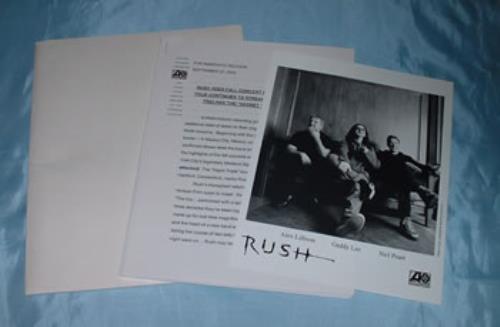 Rush Fall Concert Dates media press pack US RUSPPFA313230
