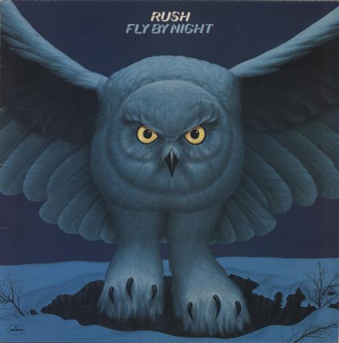 Rush Fly By Night + Insert - VG+ vinyl LP album (LP record) UK RUSLPFL794921