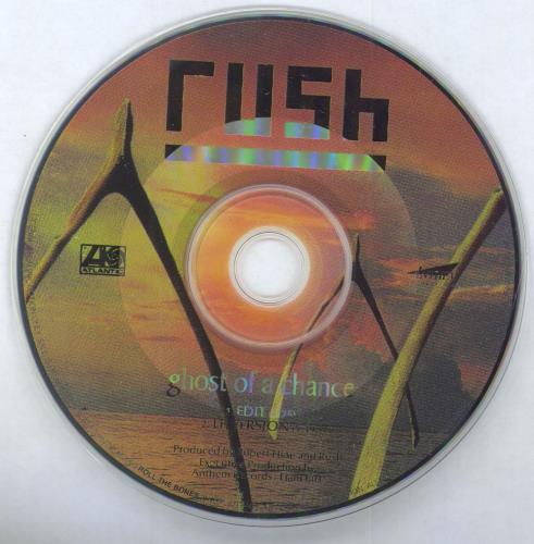 Rush Ghost Of A Chance CD single (CD5 / 5") US RUSC5GH03737