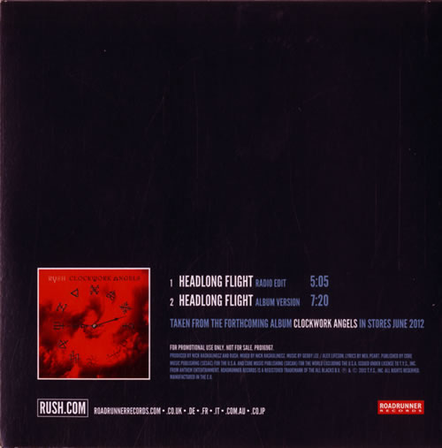 Rush Headlong Flight CD single (CD5 / 5") UK RUSC5HE579712