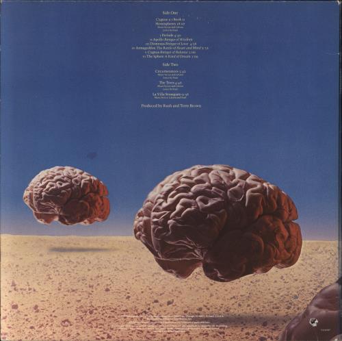 Rush Hemispheres + Poster - EX vinyl LP album (LP record) US RUSLPHE799361