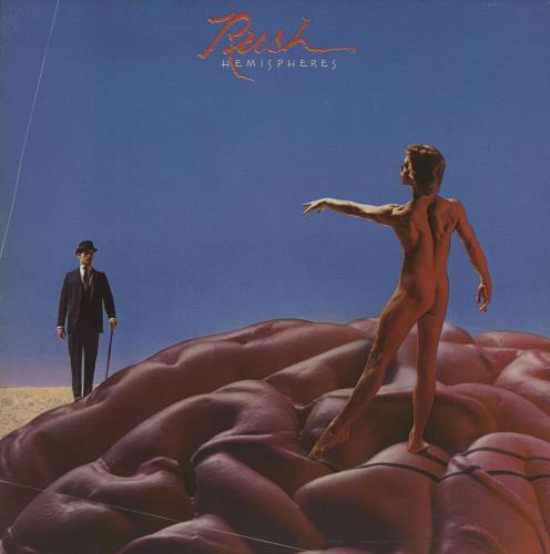 Rush Hemispheres - 1st vinyl LP album (LP record) Canadian RUSLPHE865723