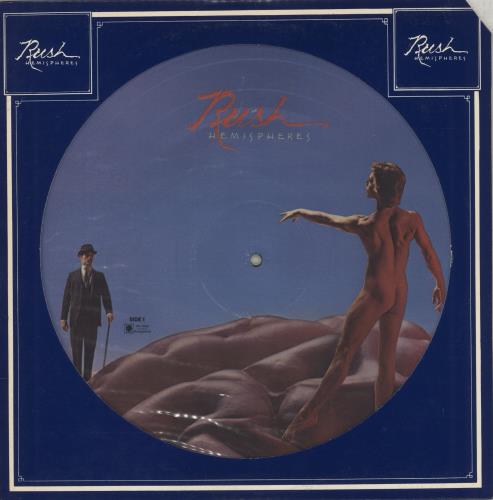 Rush Hemispheres - EX picture disc LP (vinyl picture disc album) US RUSPDHE883448