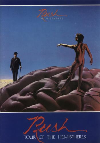 Rush Hemispheres - Tour Of The Hemispheres tour programme UK RUSTRHE121610
