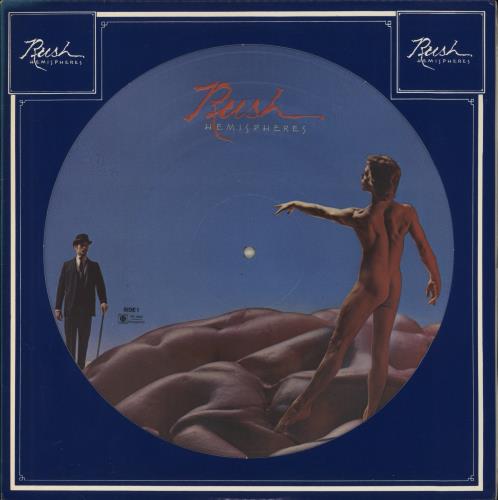 Rush Hemispheres picture disc LP (vinyl picture disc album) US RUSPDHE181037