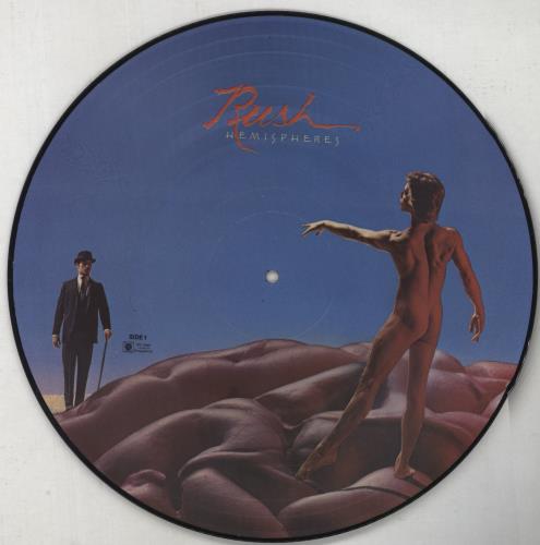 Rush Hemispheres picture disc LP (vinyl picture disc album) US RUSPDHE181037