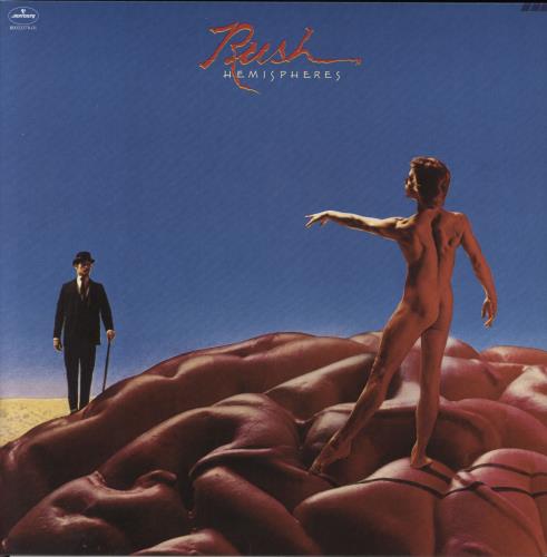 Rush Hemispheres vinyl LP album (LP record) UK RUSLPHE800613