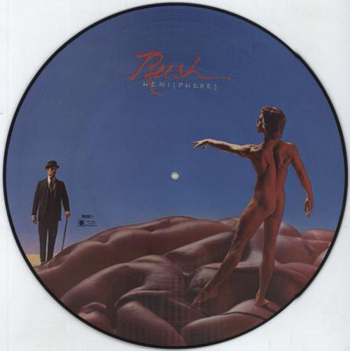 Rush Hemispheres picture disc LP (vinyl picture disc album) Canadian RUSPDHE810848