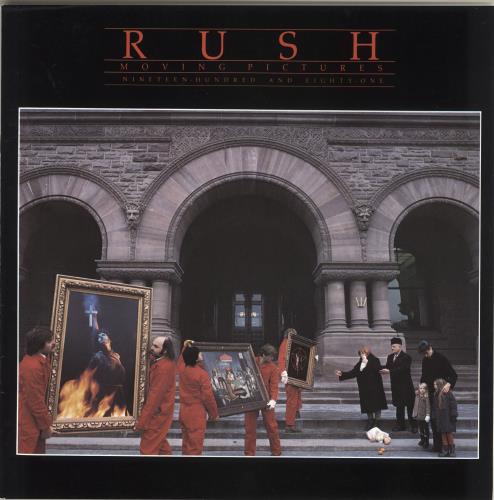 Rush Moving Pictures 1981 + Badge tour programme UK RUSTRMO707491