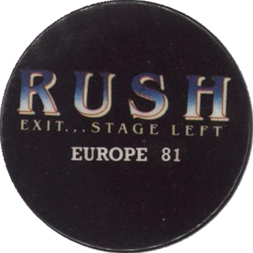 Rush Moving Pictures 1981 + Badge tour programme UK RUSTRMO707491