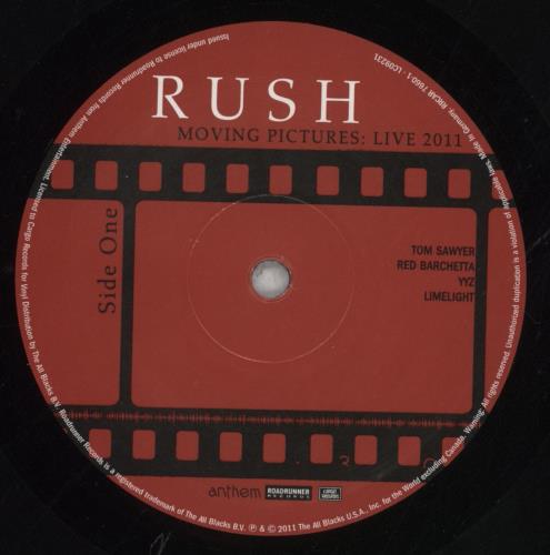Rush Moving Pictures: Live 2011 - 180gm - Sealed vinyl LP album (LP record) German RUSLPMO843649