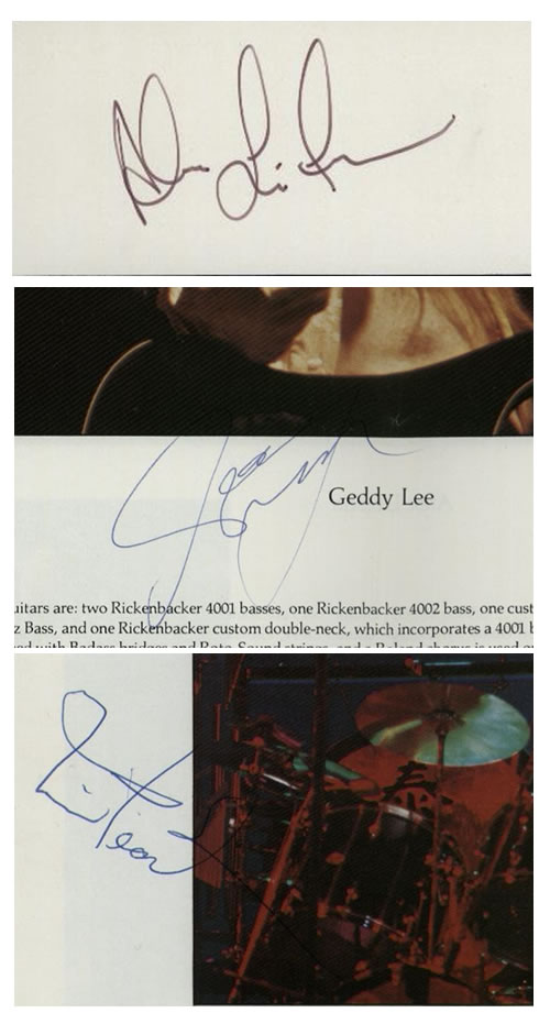 Rush Permanent Waves World Tour 1980 - Autographed tour programme UK RUSTRPE567326