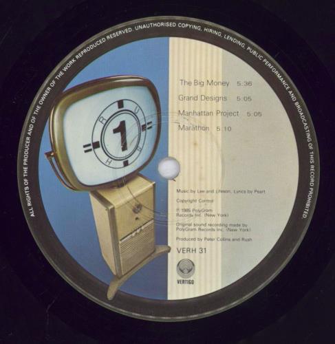 Rush Power Windows - VG+ vinyl LP album (LP record) UK RUSLPPO833712