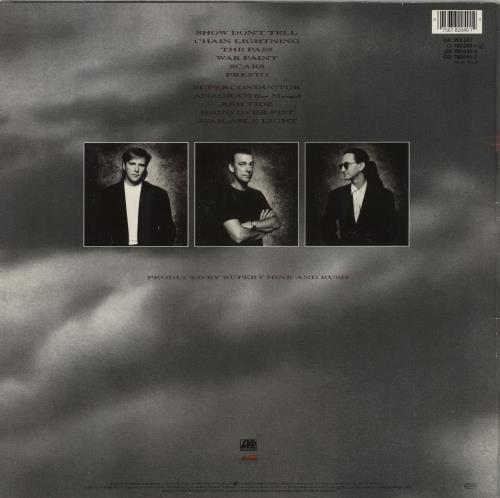 Rush Presto vinyl LP album (LP record) UK RUSLPPR386782