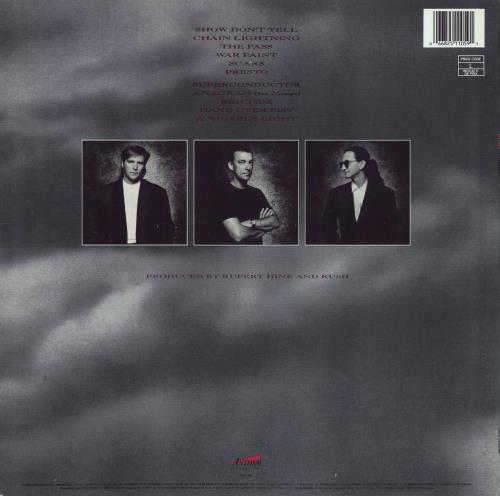 Rush Presto vinyl LP album (LP record) Canadian RUSLPPR799049
