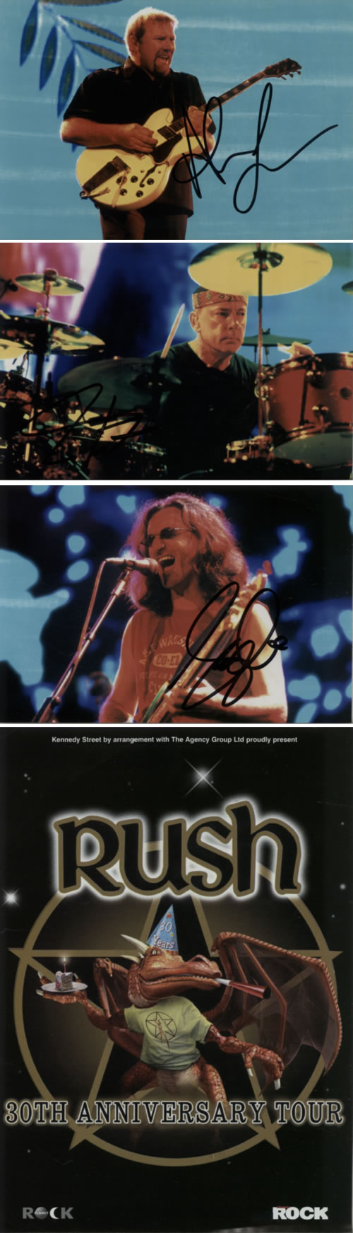 Rush R30 + Signed Photos tour programme UK RUSTRRS613809