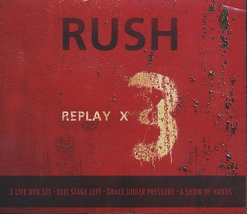 Rush Replay x 3 4-CD album set US RUS4CRE366983