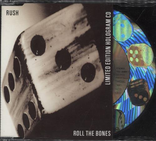 Rush Roll The Bones - Holographic CD CD single (CD5 / 5") UK RUSC5RO03968