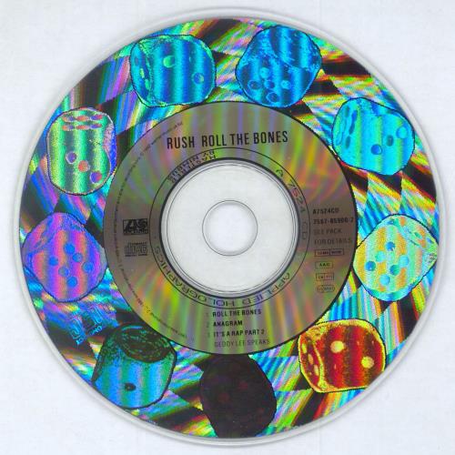 Rush Roll The Bones - Holographic CD CD single (CD5 / 5") UK RUSC5RO03968
