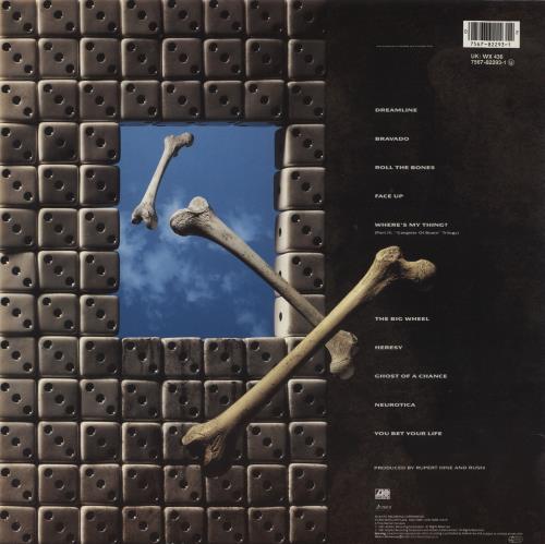 Rush Roll The Bones vinyl LP album (LP record) UK RUSLPRO386780