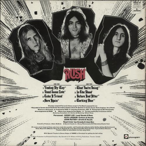 Rush Rush - EX vinyl LP album (LP record) UK RUSLPRU877821