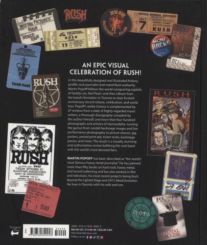 Rush Rush - The Unofficial Illustrated History book Canadian RUSBKRU775857
