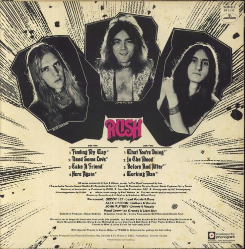 Rush Rush - VG vinyl LP album (LP record) UK RUSLPRU832879