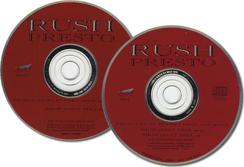 Rush Show Don't Tell 2-CD single set (Double CD single) Canadian RUS2SSH409344