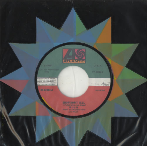 Rush Show Don't Tell 7" vinyl single (7 inch record / 45) Mexican RUS07SH547000