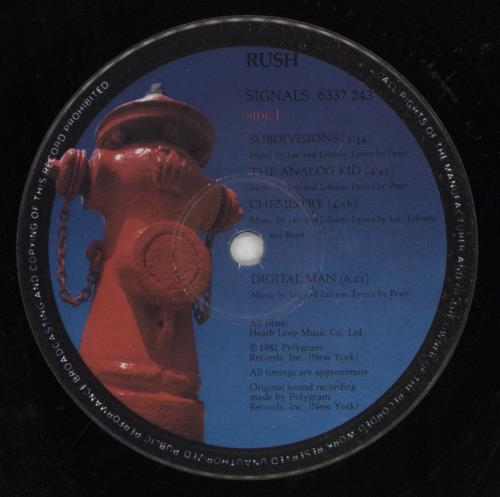 Rush Signals - EX vinyl LP album (LP record) UK RUSLPSI104239