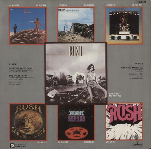 Rush Spirit Of Radio - EX 12" vinyl single (12 inch record / Maxi-single) UK RUS12SP01177