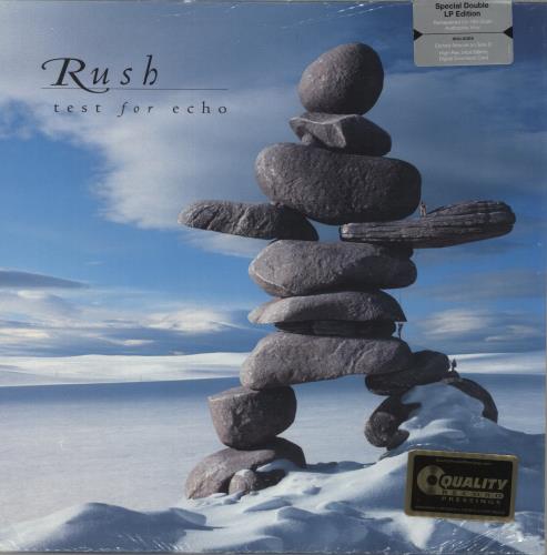 Rush Test For Echo - 200 Gram Vinyl 2-LP vinyl record set (Double LP Album) US RUS2LTE887576
