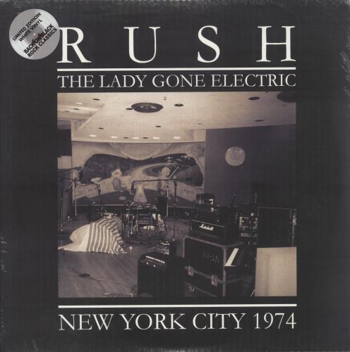 Rush The Lady Gone Electric - New York City 1974 - White Vinyl - Sealed 2-LP vinyl record set (Double LP Album) UK RUS2LTH872164