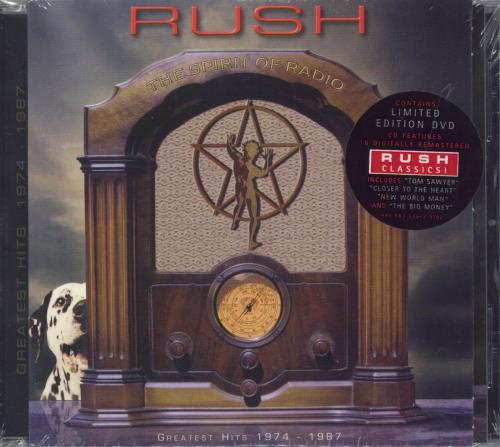Rush The Spirit Of Radio - Sealed 2-disc CD/DVD set US RUS2DTH236538