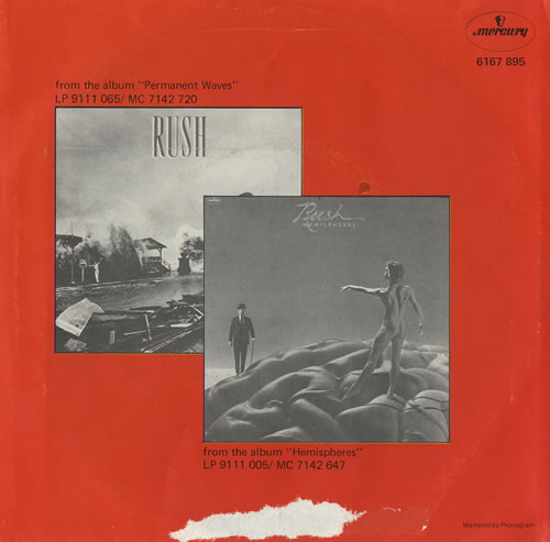 Rush The Spirit Of Radio 7" vinyl single (7 inch record / 45) Dutch RUS07TH465213