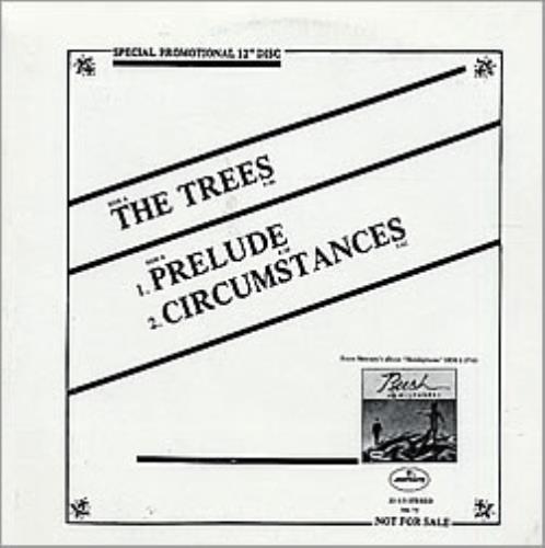 Rush The Trees 12" vinyl single (12 inch record / Maxi-single) US RUS12TH260109