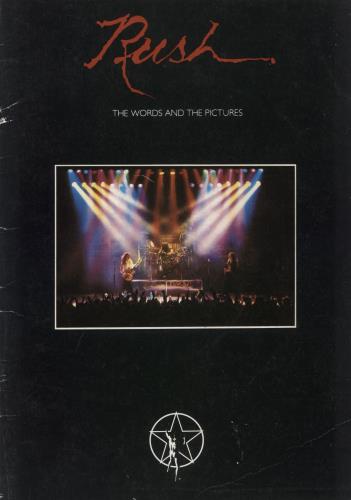Rush The Words And The Pictures - Vol. I & II book UK RUSBKTH869699