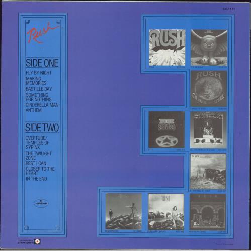 Rush Through Time - EX vinyl LP album (LP record) Dutch RUSLPTH744365