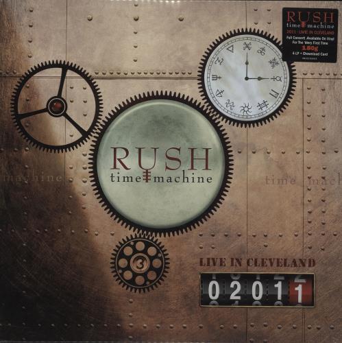 Rush Time Machine: Live In Cleveland - 180g 4-LP vinyl album record set UK RUS4LTI755741